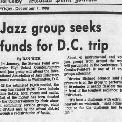 1990, SPASH jazz ensemble
