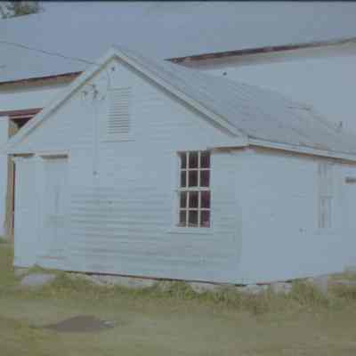 Johan Loberg, house wing -> , cream shed. County Highway T.