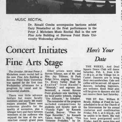 1971, Michelsen hall, Gary Neustadter