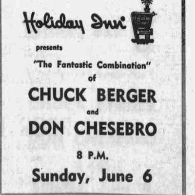 1971, Don Chesebro, Chuck Berger, Holiday Inn