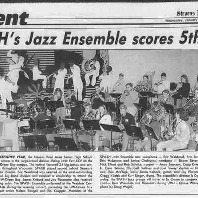 1995, SPASH jazz ensemble