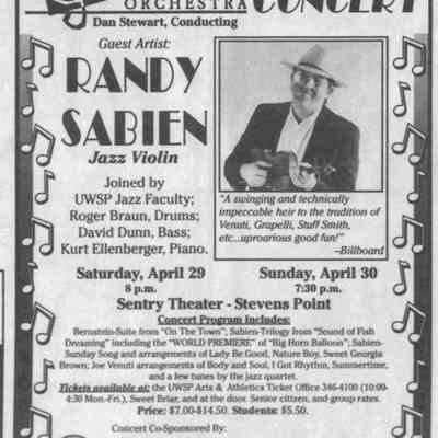 1995, Randy Sabien