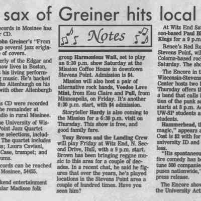 1995, John Greiner