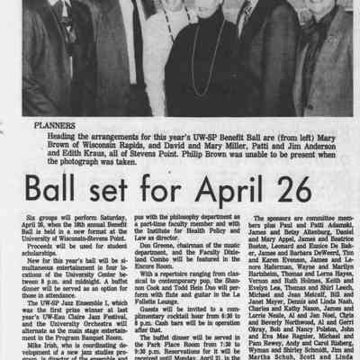 1986, UWSP jazz ensemble