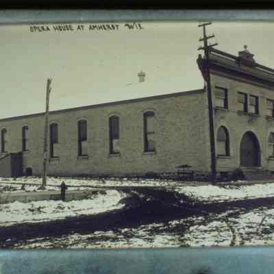 Amherst Opera House, North Main Street, Built 1902.