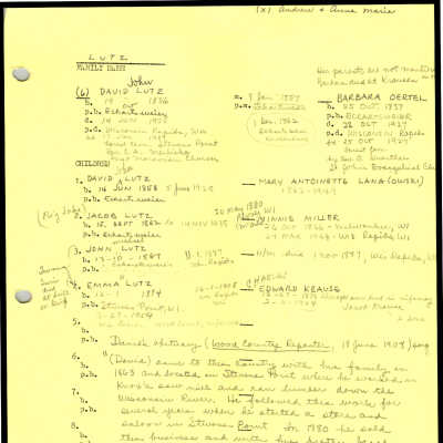 David Lutz history