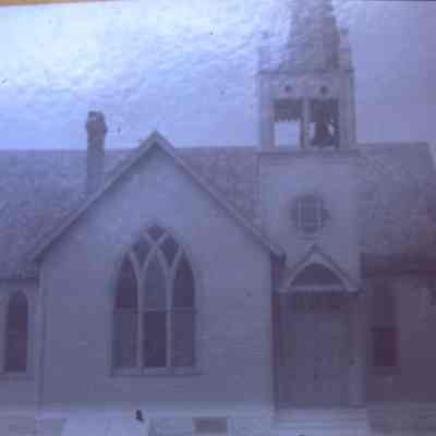 East and North German Methodist Churches, moved to Almond Village, Wisconsin, and combined in 1903. Joined by English Methodists in 1945.