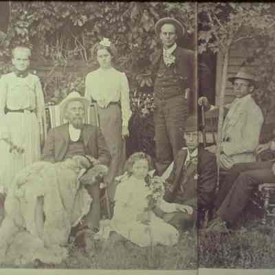 John G. Rosholt family. Rosholt, WI