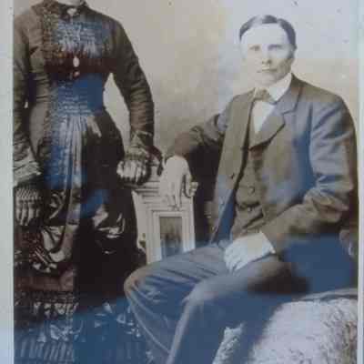 Lousie Sophie Iverson, 1842-19?. Ole Iverson, born 1837 in Norway, died 1914