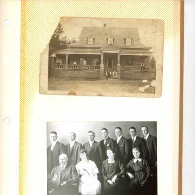 Lila Farm binder, containing photos and documents related to the farm