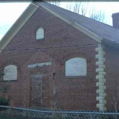 Glinski School, town of Hull, built in 1910. Now in backyard of 300 N. 2nd Street, Stevens Point.