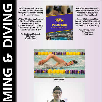 UWSP swimming and diving