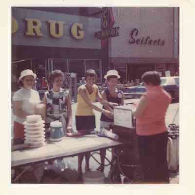 Crazy Days sidewalk sale July 1975