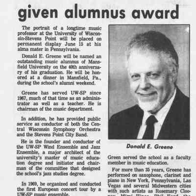 1991, Donald Greene