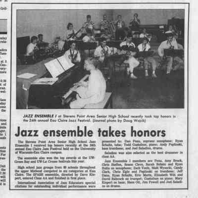 1991, SPASH jazz ensemble