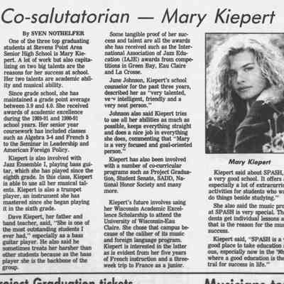 1991, Mary Kiepert