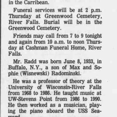 1991, John Radd