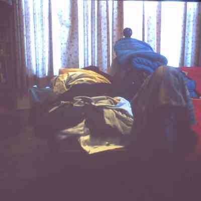Master bedroom, northwest, 2nd floor. 195 School Street, Amherst, Wisconsin.