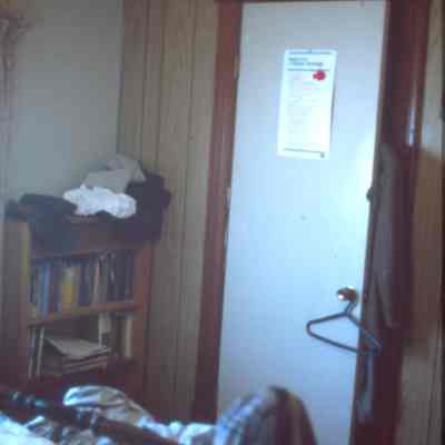 Master bedroom, northwest, 2nd floor. 195 School Street, Amherst, Wisconsin.