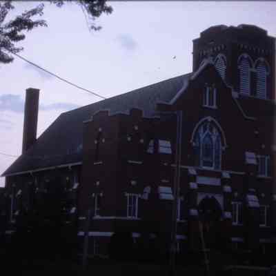 St. Paul's Evangelical Lutheran Church, (Mo. Synod. - 1928). Corner of highway 10 and Tustin Road. Fremont, Wis.