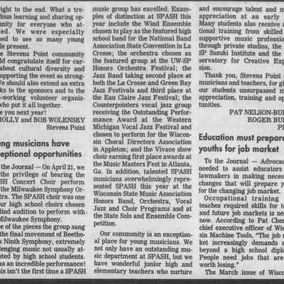 1998, young musicians have exceptional opportunities