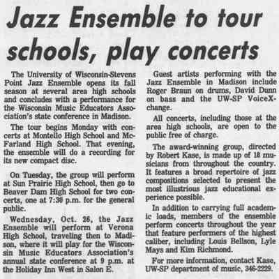 1994, SPASH jazz ensemble