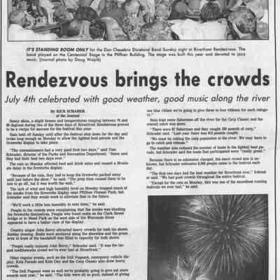 1994, Don Chesebro, Dixieland jazz band, Riverfront Rendezvous