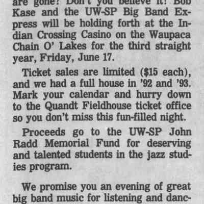 1994, Bob Kase, Big Band Express