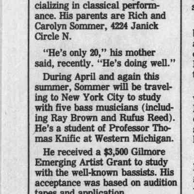 Jazz clippings, 1996-2000