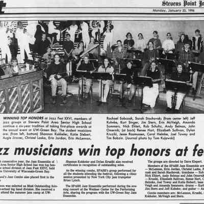 1996, SPASH jazz ensemble