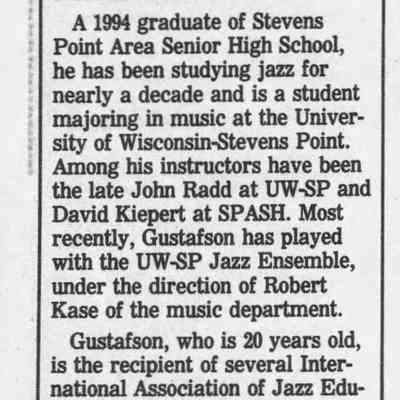1996, Todd Gustafson