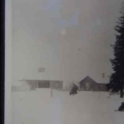 Wrolstad farm, north east edge of Peru Village, town of New Hope, Portage County, WI. Circa 1910.