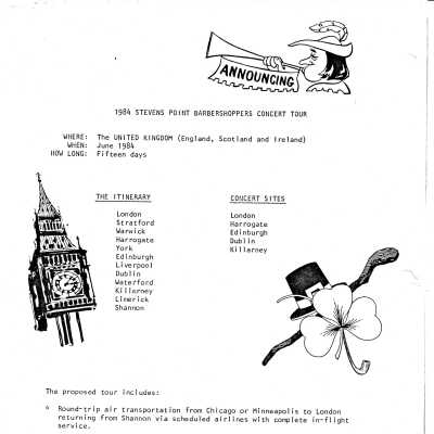 1984 tour documents