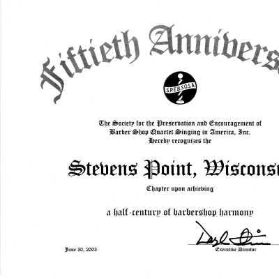 2003 50th anniversary documents