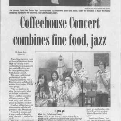2007, coffeehouse concert