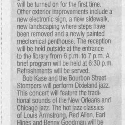 2007, McMillan Memorial Library