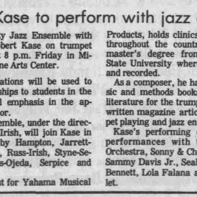 1984, Bob Kase