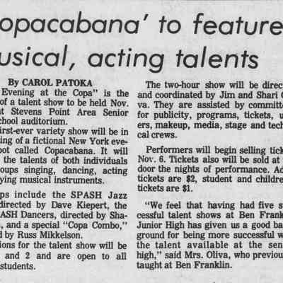 1984, SPASH jazz band