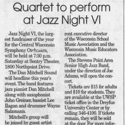 2008, jazz night
