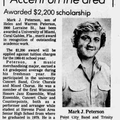 1980, Mark J Peterson