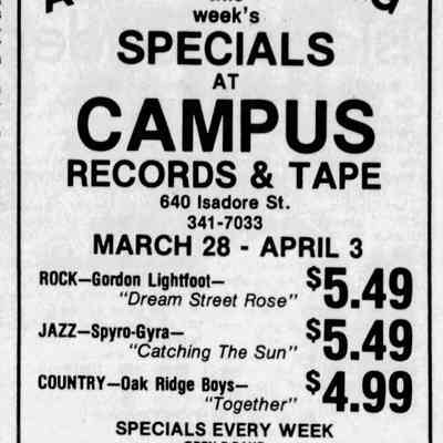 1980, Campus Records and Tape