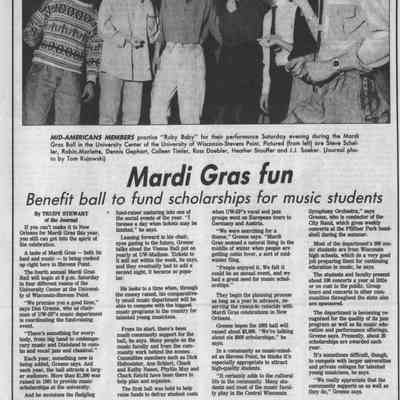 1992, Mardi Gras ball