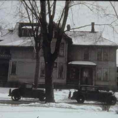 John Week House, 403 Pine Street. Southwest corner of Pine and Wisconsin. Stevens Point, Wisconsin.