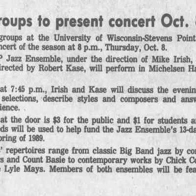 1987, UWSP jazz