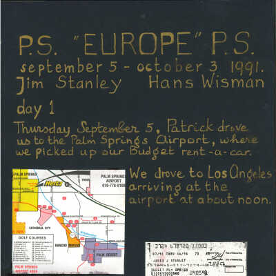 1991, Hans and Jim Scrapbook Collection, Western Europe Tour (Germany Italy France Spain)