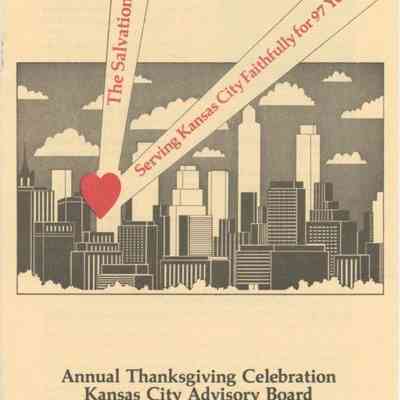 Annual Thanksgiving Celebration Kansas City Advisory Boad Program