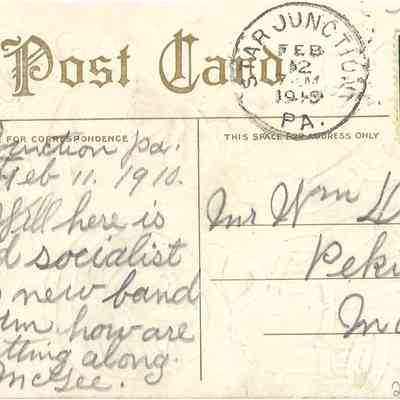 Postcard, Sincere Admiration