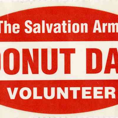 Sticker, Donut Day Volunteer
