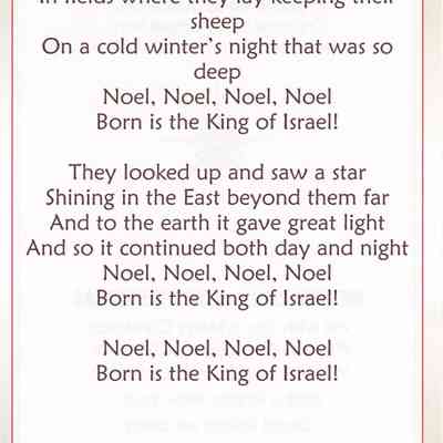 THQ Tree Lighting Ceremony Program