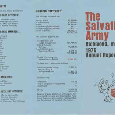 Richmond, IN Corps Annual Report 1976